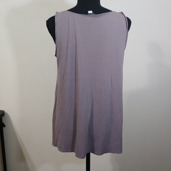 Eileen Fisher Stretch Silk Jersey Tank Top Women Size Small - Picture 3 of 6